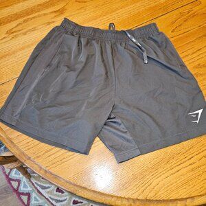 Gymshark Large Grey Shorts embroidered logo